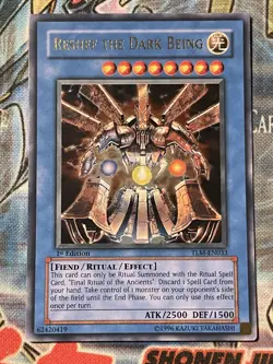 Reshef the Dark Being TLM-EN033 Ultra Rare 1st Edition VLP - Image 1