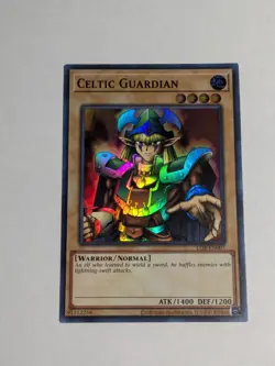 Yugioh Celtic Guardian LOB-EN007 25th Anniversary Super Rare NM - Image 1