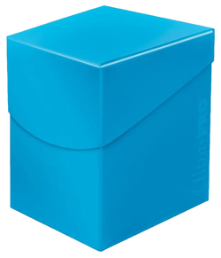Ultra PRO Eclipse 100+ Sky Blue Deck Box with Divider ccg card storage case - Image 1