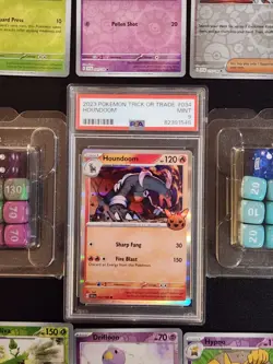 PSA graded pokemon card 9 Mint Lot 13 Shiny 2 Set Dice EX HOUNDOOM RARE LOW BID - Image 2