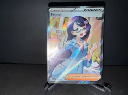 Fennel 162 2025 Pokemon S&V Black Bolt Full Art Trainer Ultra Rare Card NM+ (a) - Image 1