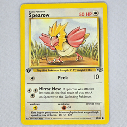 Spearow 62/64 Jungle 1st Edition Vintage Pokemon Card WOTC TCG English HP - Image 1