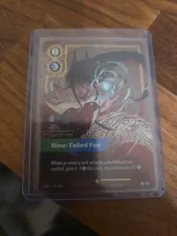 Riftbound Ahri Nine-Tailed Fox (Overnumbered) NM Foil Origins - Image 1