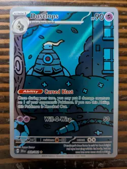 Pokemon TCG Dusclops Full Art Illustration Rare Holo Card 069/064 Shrouded Fable - Image 1
