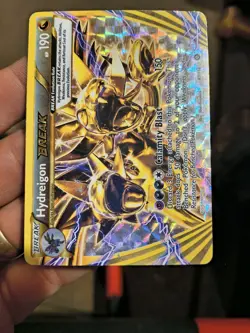 Pokemon TCG Hydreigon Break Steam Siege Holo Rare Card 87/114 - Image 1