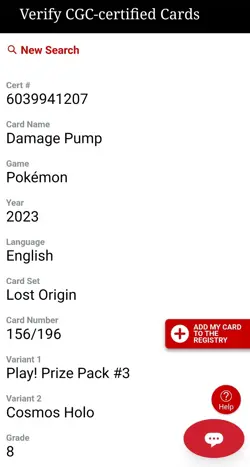 Damage Pump 156/196 Prize Pack Series Cards Holo - Image 3