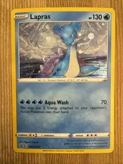Lapras - SWSH051 - Pokemon Sword & Shield Promo Ultra Rare Holo Card HP - Image 1