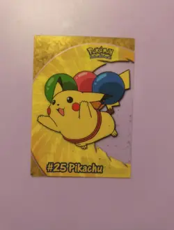 2000 Topps Pokemon Pikachu #PC1 #25 TV Animation Clear Card NM - Image 1