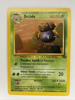 GLOOM (ORTIDE) 37/64 - FRENCH Jungle Set - WoTC Pokemon Card - UNLIMITED - NM/M - Image 1