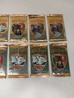 Harry Potter Base Set Trading Card Game (12)Booster Pack 2001 FACTORY SEALED - Image 3