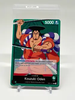 Kouzuki Oden - OP01-031 - Leader - Near Mint - English - One Piece Card Game - Image 1
