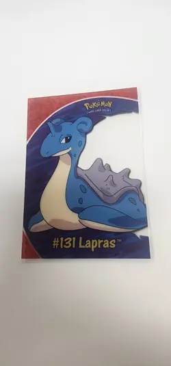 Lapras Clear Card Pokemon (Topps Tv Animation) Series 3 #PC10 #131 RARE - Image 1