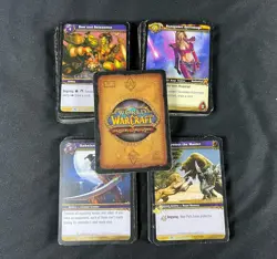 World of Warcraft 2008 TCG - 132 Card Lot - Image 1