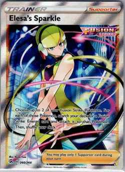 Elesa's Sparkle 260/264 SWSH08: Fusion Strike - Pokemon Card - NM - Image 1