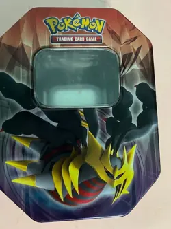 Poke'mon EMPTY trading card Giritina tin from 2009 - Image 1