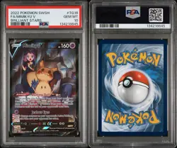 Pokemon TCG Mimikyu V Ultra Rare Card TG16/TG30 Brilliant Stars PSA 10 Gem Mint - Image 3