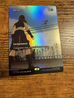 MTG Magic The Gathering Avatar Borderless Eternal-Legal FOIL Mythic Fervor! - Image 1