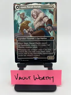 MTG Ajani, Nacatl Pariah/Avenger - Modern Horizons 3 (MH3) #442 NM Borderless - Image 2