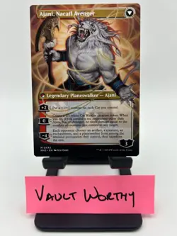 MTG Ajani, Nacatl Pariah/Avenger - Modern Horizons 3 (MH3) #442 NM Borderless - Image 3