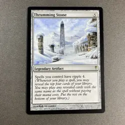 MTG Thrumming Stone Coldsnap Regular Magic The Gathering - Image 1