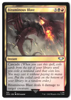 Bituminous Blast 221 MTG 40K NM - Image 1