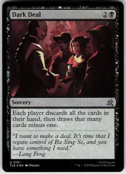 MTG Dark Deal Foil NM Avatar: The Last Airbender: Eternal-Legal Magic 161 - Image 1