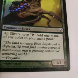 1x FOIL Gemhide Sliver Time Spiral MTG MAGIC THE GATHERING NEVER PLAYED NM - Image 5