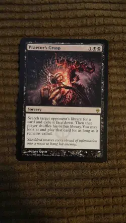 Magic: the Gathering / MtG Praetor's Grasp x1 New Phyrexia - Image 1