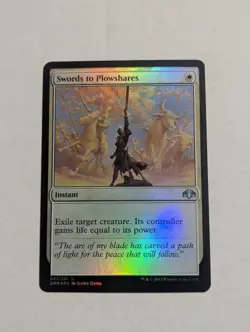 Swords to Plowshares Dominaria Remastered Foil - Image 1