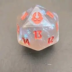 1x Spindown D20 Die - MTG Avatar: The Last Airbender Die Life Counter - Image 1