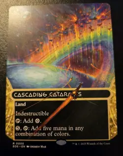 Cascading Cataracts Borderless 0005 Rare Edge Of Eternities Magic: The Gathering - Image 1