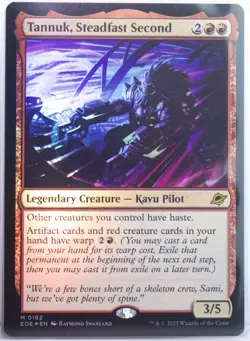 Tannuk, Steadfast Second [New, Near Mint] *Foil* {Edge of Eternities} - Image 1