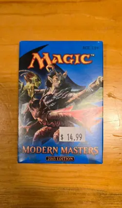 1 (one) 2015 MTG MODERN MASTERS - Magic The Gathering Booster Pack - Image 1