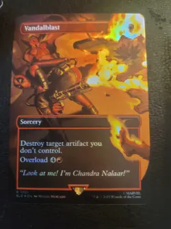 FOIL MTG Vandalblast (1757/3004) Secret Lair Drop SLD Magic Deadpool Marvel LP - Image 1