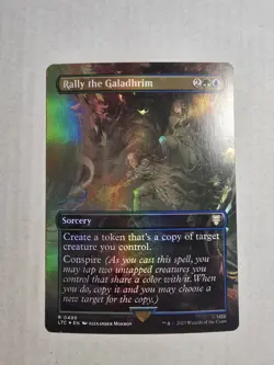 Rally the Galadhrim (Borderless) Commander: the Lord of the Rings Foil - Image 1