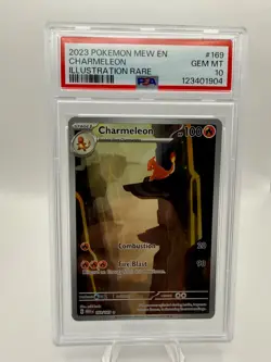 2023 Pokemon Scarlet & Violet 151 Charmeleon Illustration Rare #189/165 PSA 10 G - Image 1