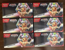 Pokemon TCG Scarlet & Violet Prismatic Evolutions Surprise Box, Sealed - Image 1