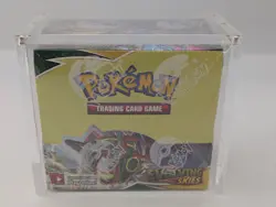 Pokemon TCG Sword & Shield Evolving Skies Booster Box w/Acrylic Case - Image 1