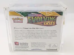 Pokemon TCG Sword & Shield Evolving Skies Booster Box w/Acrylic Case - Image 2