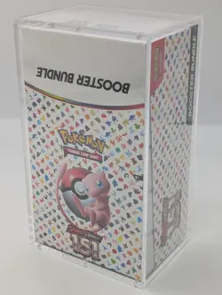 Pokemon 151 SV3.5 Booster Bundle Display Factory Sealed Case W/Acrylic Case - Image 1