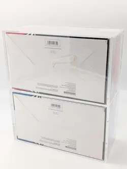 2x Pokemon SV10.5 Black Bolt White Flare Sealed Booster Bundle Display W/Acrylic - Image 2