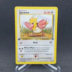 Pokemon TCG Spearow 1st Edition Jungle 62/64 Regular Common - LP - Image 1