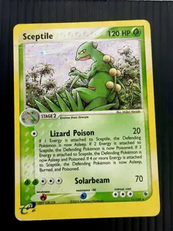 2003 Pokemon TCG - Sceptile EX Ruby Sapphire 11/109 E-reader Holo - HP/DMG - Image 3