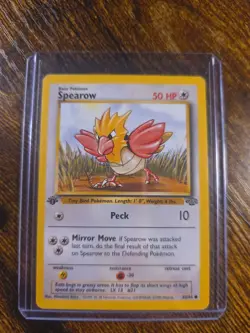 Spearow 62/64 Jungle Set 1st Edition Pokemon Nm Frint Mp Back - Image 1