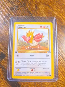 Spearow 62/64 Jungle Set 1st Edition Pokemon Nm Frint Mp Back - Image 2