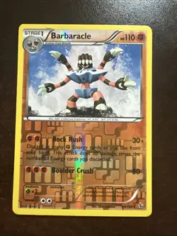 Barbaracle 49/106 Reverse Holo Rare LP Pokemon TCG XY Flashfire - Image 1