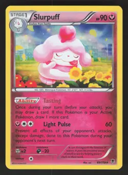 Slurpuff 69/119 Holo Rare Pokemon TCG XY - Phantom Forces LP - Image 1