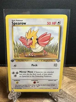 Pokemon TCG Spearow Jungle 62/64 Regular 1st Edition Common Nm - Image 1