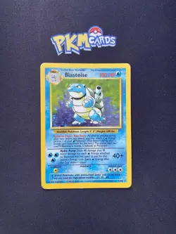 Pokemon TCG Blastoise Base set 2/102 Holo Rare MP. - Image 1