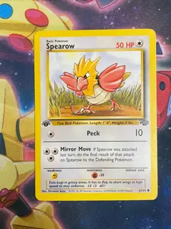 Pokemon - Spearow - Jungle 62/64 1st Edition - Common - LP - Image 1